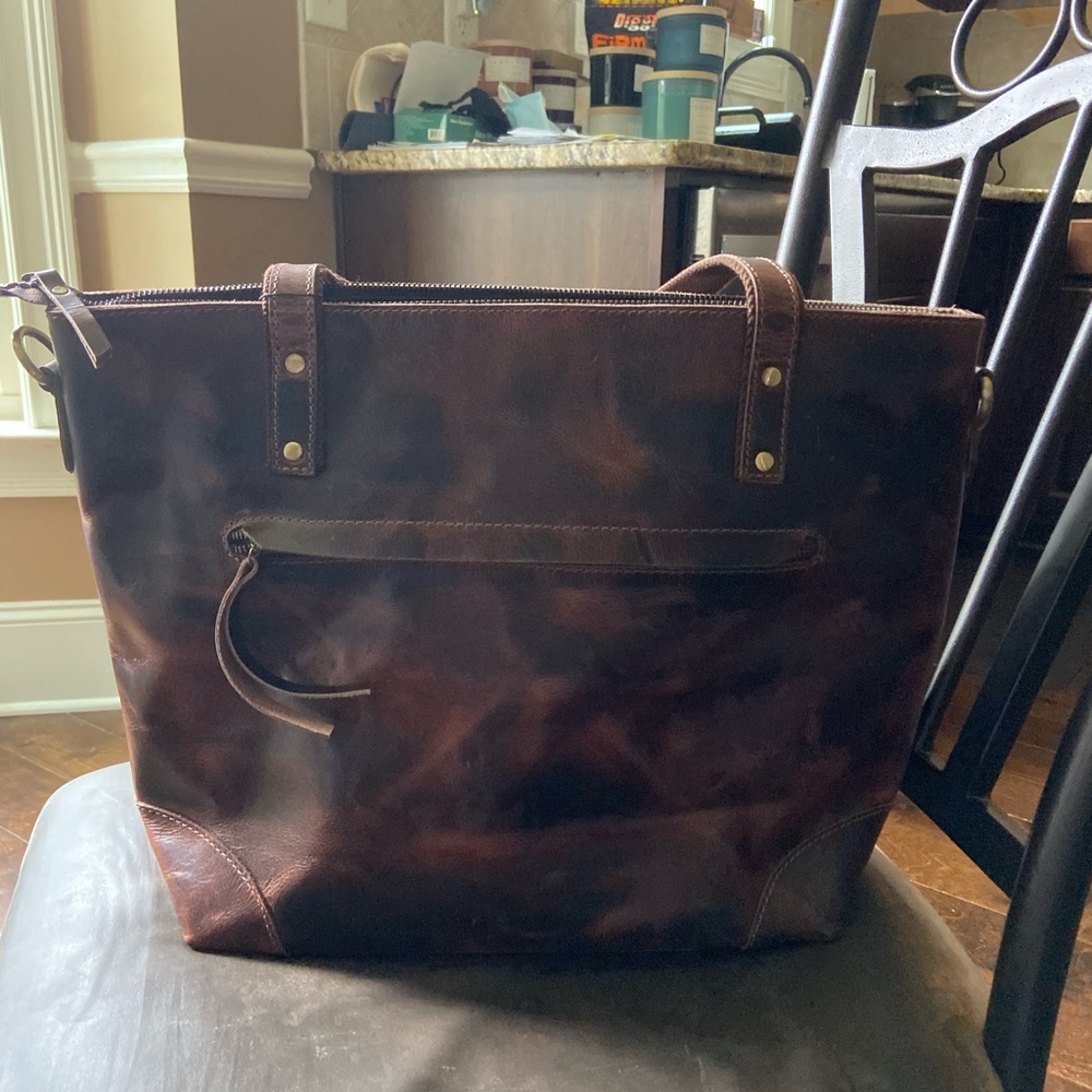 Montana Hudson leather tote